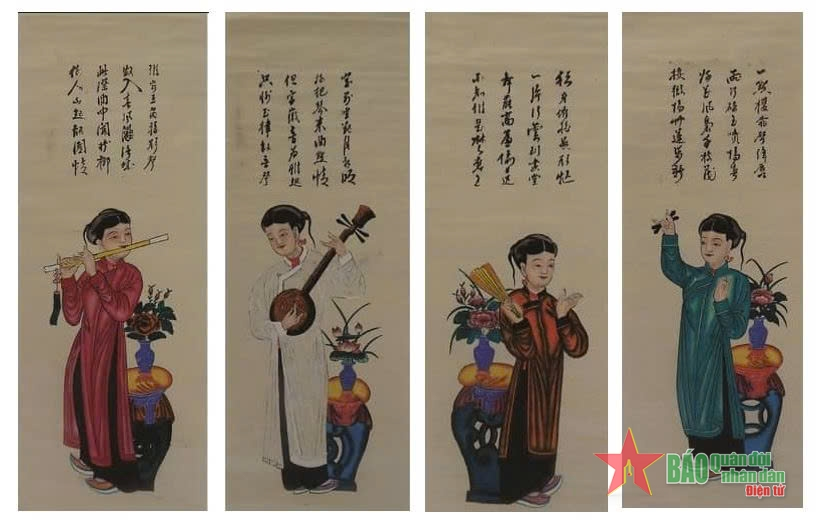 Bảo tàng Mỹ thuật Đà Nẵng: Trưng bày 100 tác phẩm tranh dân gian 